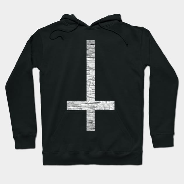 Inverted Cross Grunge Hoodie by GAz